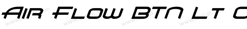 Air Flow BTN Lt Obli字体转换